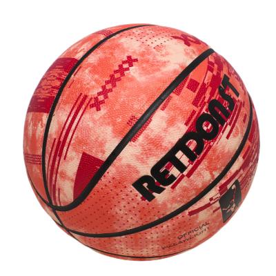 China Basketball Playing Reidonst Wholesale Customized Logo PU Leather Basketball Training Match Street Basketball Indoor Outdoor Size 7 for sale