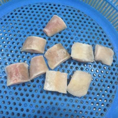 China FROZEN Seafood Anglerfish Cube Lophius Litulon For EU Market for sale