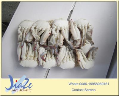 China New Catching Frozen Crab FROZEN Blue Swimming Crab Half Cut Crab Frozen Seafood for sale