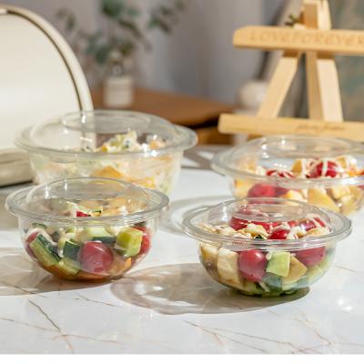 China Food Restaurant Take Away Package Bowl Promotional PET Bowl For Sale for sale