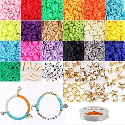 China Trendy Jewelry Findings Bracelet Making Kit Charm Clay Beads Kit Jewelry Making Bracelet Making Kit for sale