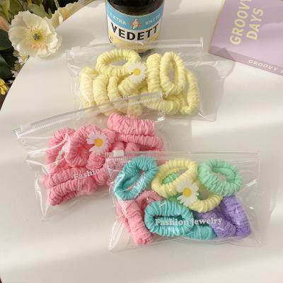 China New bold simple headband towel ring joker hair trace and coffee high elastic color celebrity hair ring headdress line headband for sale