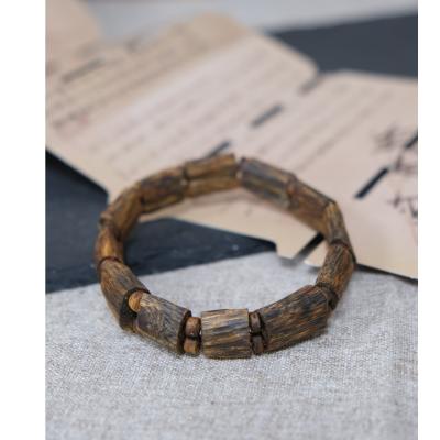 China Vietnam Nha Trang Agarwood Square Bracelet Prayer Bracelet for sale