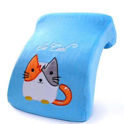 China Custom Afternoon Rest Comfortable Anti-Apnea Memory Foam Desgin Headrest Office Afternoon Nap Pillow for sale