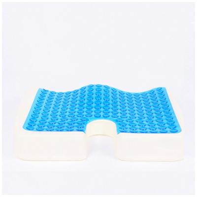 China Coccyx Anti-Decubitus Pain Alleviate Memory Foam Waterproof Ice Gel Shower Cushion for sale