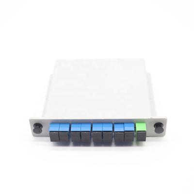 China 1*2 1*4 1*8 1*16 1*32 Home PLC Splitter Insert Type With SC/APC Connectors Blade Package Type PLC for sale