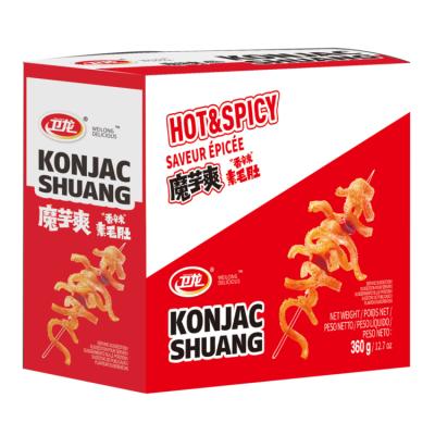 China Wholesale Natural Famous Konjac Spicy Snacks Healthy Snacks Weilong Snacks Products for sale