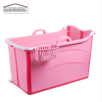 China Sustainable Plastic Folding Bathtub One Person Bathroom Bathtub For Adult Tubs for sale