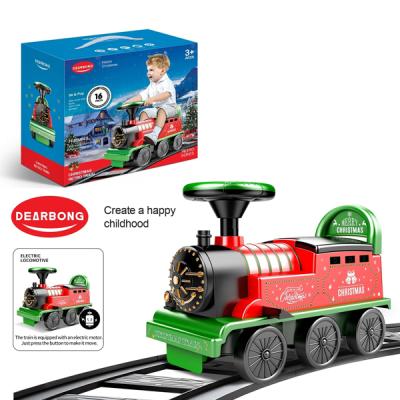 China Electric Slot Toy Christmas Birthday Gift Track Car With Light Music Carry-in Rail Train Track Toys For Children for sale