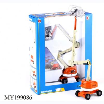 China Diecast Toy 1:50 Scale Diecast Toy Truck Mounted Aerial Work Platform Toys for sale