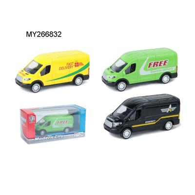 China Diecast Toy 1: 64 Wedge Mini Model Pull Back Custom Die Cast Van Collection Alloy Car Toy for sale