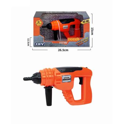 China TOY High Quality Plastic Power Tool Kit Kids Electric Drill Tool Model Toy With Battery for sale