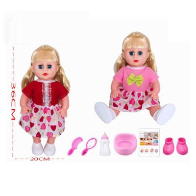 China Resounding 2022 14 Inch High Quality Drinking and Peeing Baby - Doll Toy (Light and Music) for Girls for sale