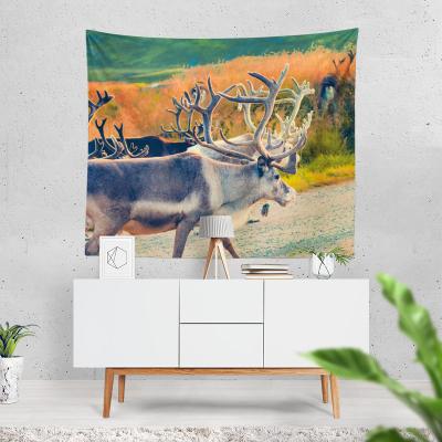 China High Quality Custom Made Minimalist Landscape Tapestries Seaside Wall Hanging Product Printing Home Decors for sale