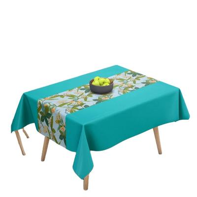 China Custom Wholesale High Quality Rectangle Tablecloth Waterproof iFlowers Tablecloth Waterproof Manufacture for sale