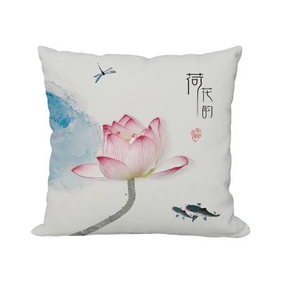 China Digital Anti-static Custom Copy NO MOQ Factory Direct Wholesale Chinese Style Home Decoration Pillow for sale