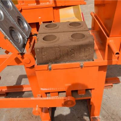 China Building Material Stores Hand Press QMR2-40 Manual Clay Compressed Earth Blocks Machinery For Building House for sale