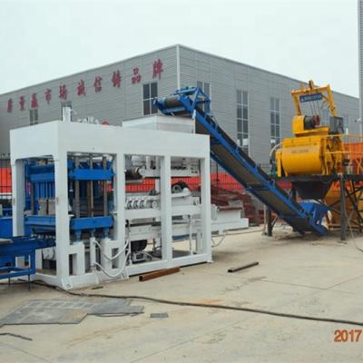 China Building Material Stores Machine For Making Recycled Brick Waste QT10-15 Africa Brick Block Making Machinery for sale