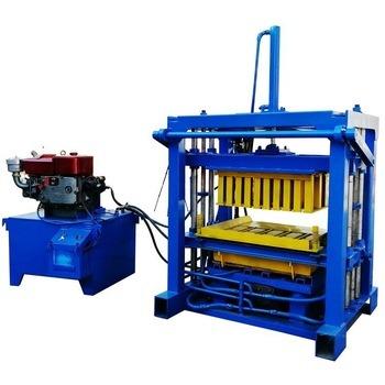 China Building Material Shops QT4-30 Automatic Hydraulic Pressure Paver Hollow Block Making Machine for sale