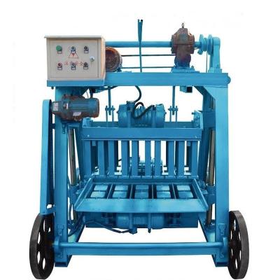 China Building material stores low price egg laying concrete block making machine price QMY5-45 mobile hollow block making machine in Kenya for sale