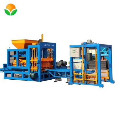 China Building material stores QTJ4-15 low price fully automatic concrete block making machine for sale concrete block machine for sale