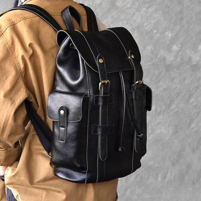 China PORTABLE custom logo luxury premium business  backpack bags leather waterproof travel bag casual sports laptop  backpack for sale