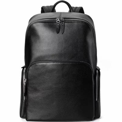 China Portable custom logo luxury premium business  backpack bags leather waterproof travel bag casual sports laptop backpacks for sale