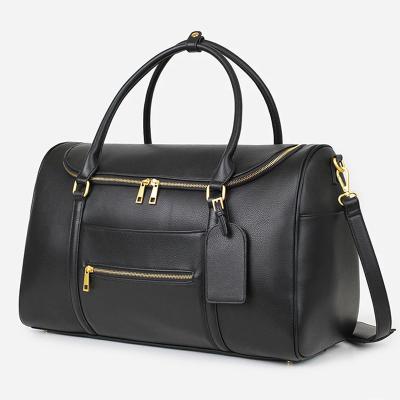 China Fashion custom high quality Comfortable soft luggage bags travel organiser leather weekender bag travel bags for sale