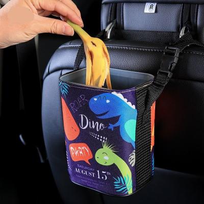 China Eco-friendly Mini Car Trash Can Cute Garbage Bag Waterproof Garbage Bin For Car Leakproof Garbage Bag Travel Car Garbage Bag Long Term Model for sale