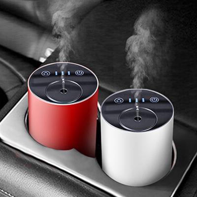 China New Mini Car Aroma Diffuser Waterless Nebulizer Lithium Battery Car Essential Oil Used For 10ml Bottle for sale