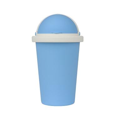 China Waterproof Silicone Mini Trash Can For Bedside Single Table Trash Can Car for sale