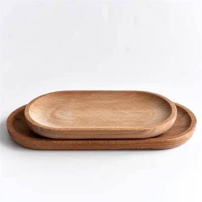 China Africa Custom Modern simple wholesale cheap customized nordic rustic color kitchen long rectangular wood tray for sale