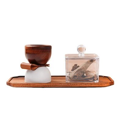 China Ramadan Amazing design Wooden Arabic Incense Burner In Wooden mubkahr For Home Hotel Restaurant Meditation in Simple design for sale