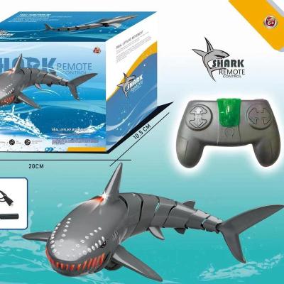 China Radio Control Toy Remote Control Shark for Kids RC Shark Remote Control Boat Waterproof Shark Toys Gift for Boys and Girls for sale