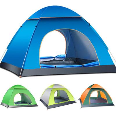 China Diamond Ground Nail Hexagonal 1-3 Person Camping Tent, Instant Throw Tent, Outdoor Tent Automatic Tent For Family for sale