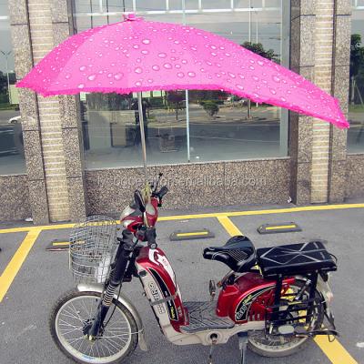 China 190T Nylon Material Pongee Fabric 190T Electric Bike Scooter Umbrella Electric Bike Umbrella for sale