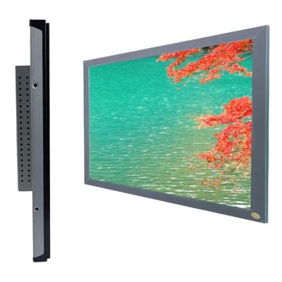 China Indoor Industrial Metal Frame Embedded Mount LCD Display Touch Screen Monitor for sale