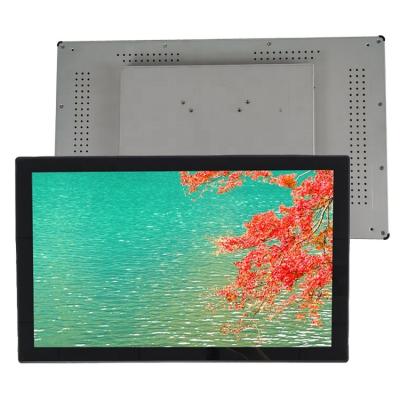 China Netoptouch Indoor Industrial LED / LCD Metal Frame Embedded Mount Display Capacitive Touchscreen Monitor for sale