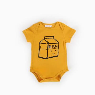 China 100% cotton unisex baby clothes romper ready to ship the moq is 1 for sale