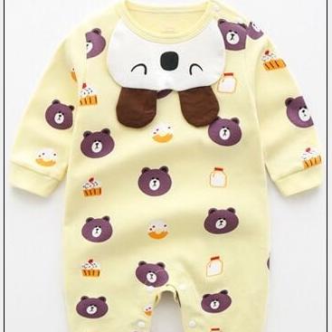 China 100% cotton newborn baby rompers jumpsuits 100% cotton whinter baby rompers and rompers for sale