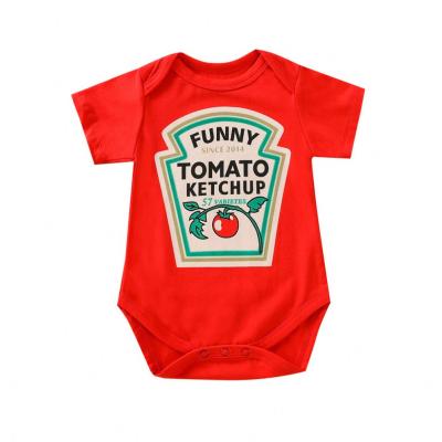 China Factory Modern New Sale 100% Cotton Funny Design Baby Romper for sale