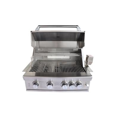 China Factory Size Built-in Portable Gas BBQ Grill Machine Adjustable Cheap Indoor BBQ Grill Smoker BBQ Price 4 Burners for sale