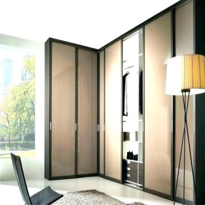 China PANEL September super hot sale color lacquer wardrobe steel beige wardrobe with corner wardrobe for sale