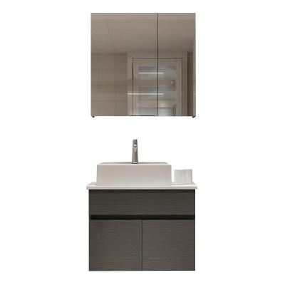 China Modern Made In Waterproof Modern Porcelain Double Sink Bathroom Vanity Cabinets With Vessel Sinks for sale