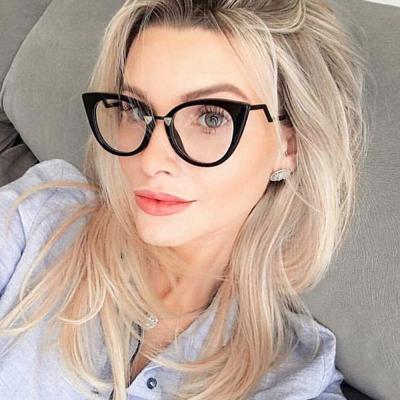 China Optical Frames Shape Style Women Cat Eye Eyeglasses Frames New Model Optical Frames 2020 for sale