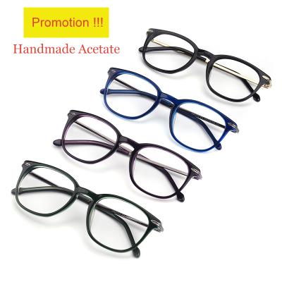 China Italy Design Fashionable Unisex Acetate Men Women Optical Frames Eye Glasses Promotion Designer Glasses for sale