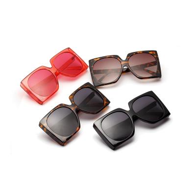 China Oversized Square Sunglasses Sale Retro Fashion Sunglasses Wholesale Big Frame Hot PC Sunglasses Gafas 2020 for sale