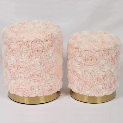 China Storage Stool Velvet Storage Stool Shoes Changing Stools for sale