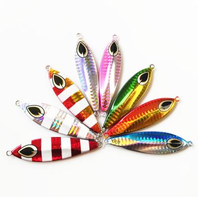 China Sea Fishing FUNADAIKO 40g Lead Bait Metal Casting Lure Hard Slow Lure Fishing Jig Luminous Lure for sale