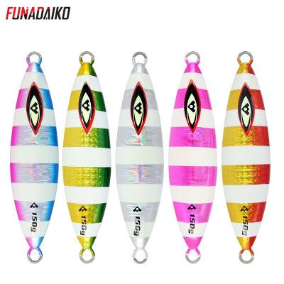 China FUNADAIKO 150g Saltwater Fish Lead Fish Metal Jig Lure Fishing Tackle Lure Building Jig Slow Casting 150g Lure for sale